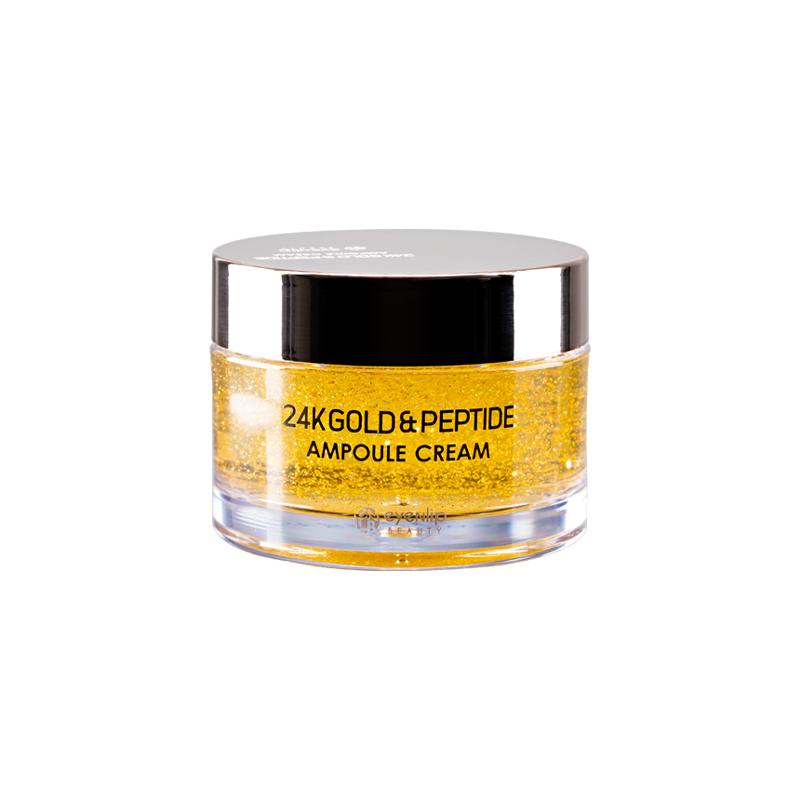 EYENLIP CREAM Крем с пептидами и золотом 24K GOLD & PEPTIDE AMPOULE CREAM 50g