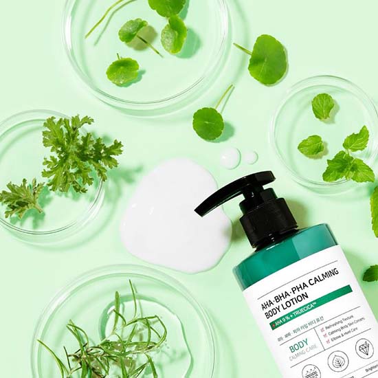Some By Mi AHA-BHA-PHA Calming Body Lotion Успокаивающий лосьон для тела с кислотами, 250 гр