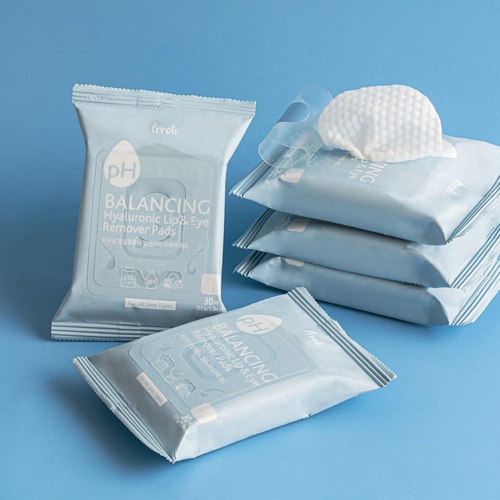 Prreti Очищающие пэды для снятия макияжа с губ и глаз/Pads Lip & Eye Remover pH Balancing Hyaluronic Prreti Очищающие пэды для снятия макияжа с губ и глаз/Pads Lip & Eye Remover pH Balancing Hyaluronic