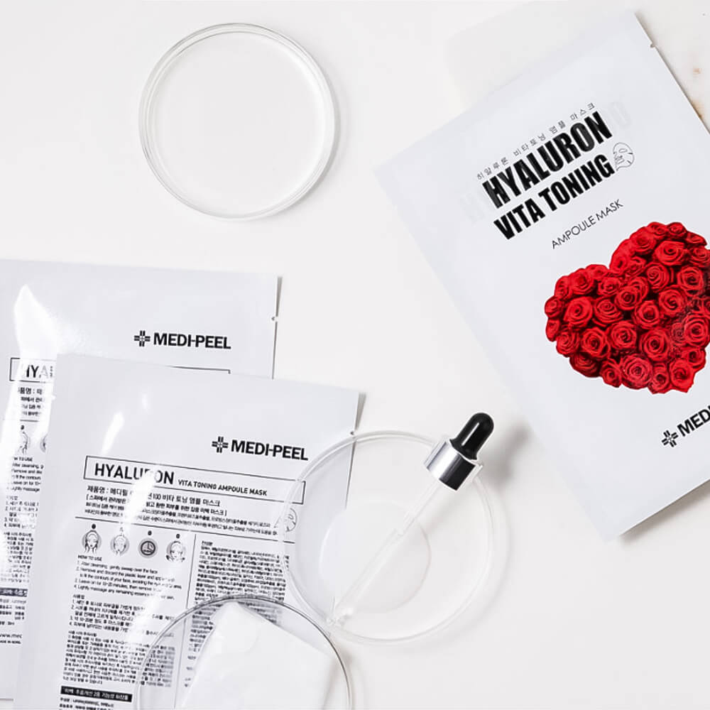 MEDI-PEEL Тонизирующая тканевая маска с пептидами Vita Toning Ampoule Mask