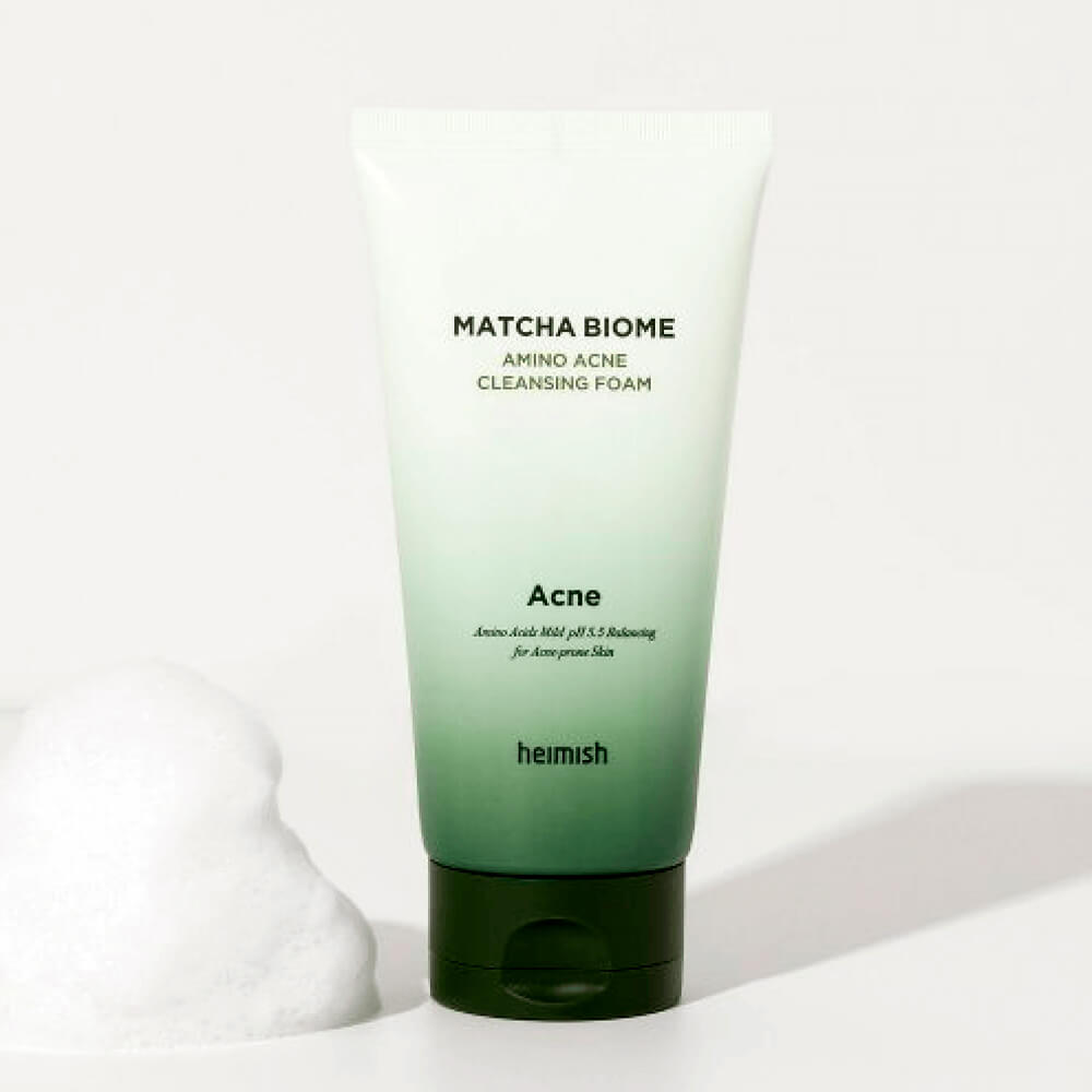 Heimish Пенка с матчей и пробиотиками Matcha Biome Amino Acne Cleansing Foam 150 мл Heimish Пенка с матчей и пробиотиками Matcha Biome Amino Acne Cleansing Foam 150 мл