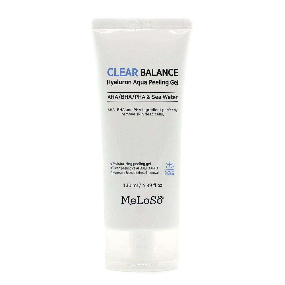 Meloso Clear Balance Hyaluron Aqua Peeling Gel Пилинг-гель с гиалуроновой кислотой, 130 мл