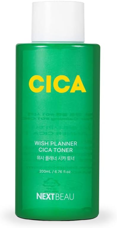 NEXTBEAU Восстанавливающий тонер сцентеллой азиатской/Wish Planner Cica Toner 200мл