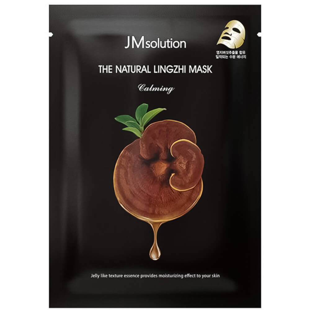 JM SOLUTION THE NATURAL LINGZHI MASK CALMING Успокаивающая маска с экстрактом гриба рейхи 30мл*1шт