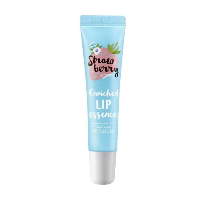 Welcos Бальзам для губ с экстрактом клубники Around me enriched lip essence strawberry