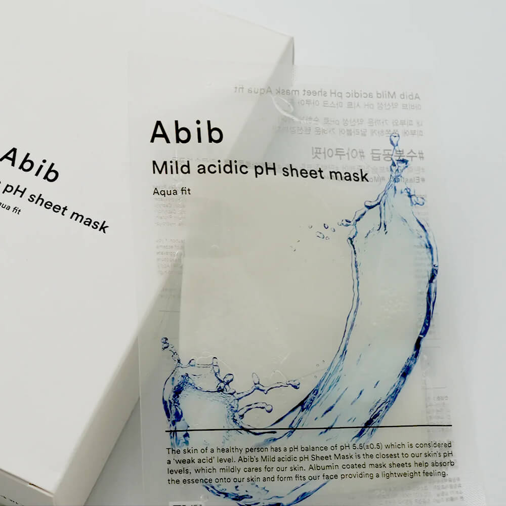 Abib Маска тканевая увлажн слабокислотная с пробиотиками Mask Sheet Mild Acidic pH Aqua Fit, 30мл