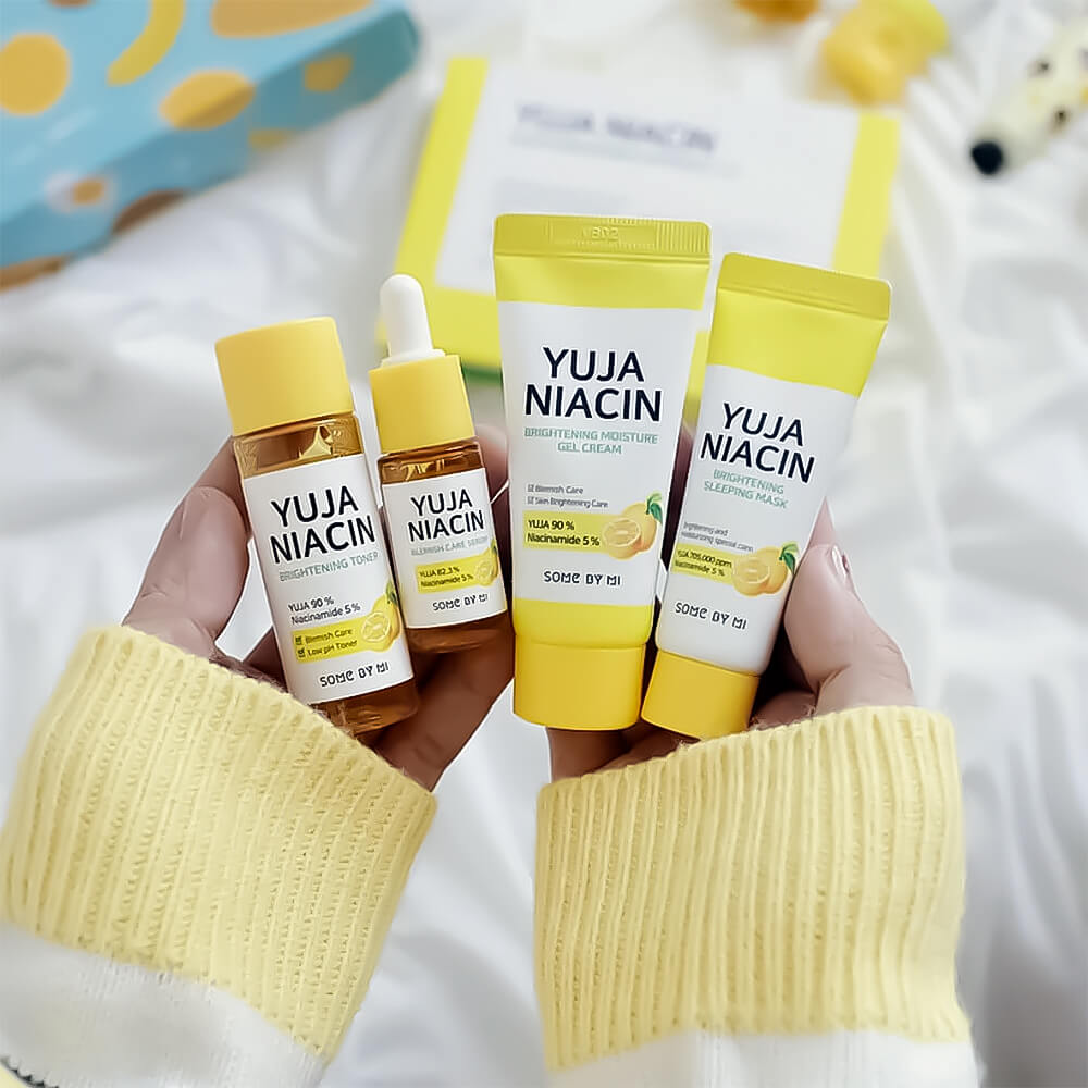 Some By Mi Yuja Niacin 30 Days Brightening Starter 4 Step Kit Набор для ухода за кожей лица с юдзу