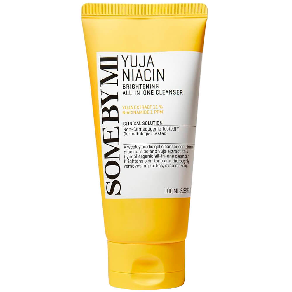 Some By Mi Yuja Niacin Brightening All-in-one Cleanser, 100ml — Осветляющий гель для умывания с юдзу