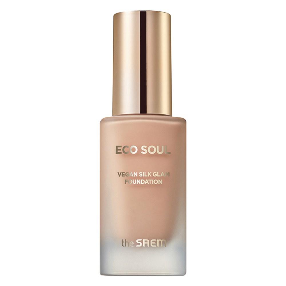 THE SAEM Основа для лица тональная/Eco Soul Vegan Silk Glam Foundation 23 natural beige 30ml
