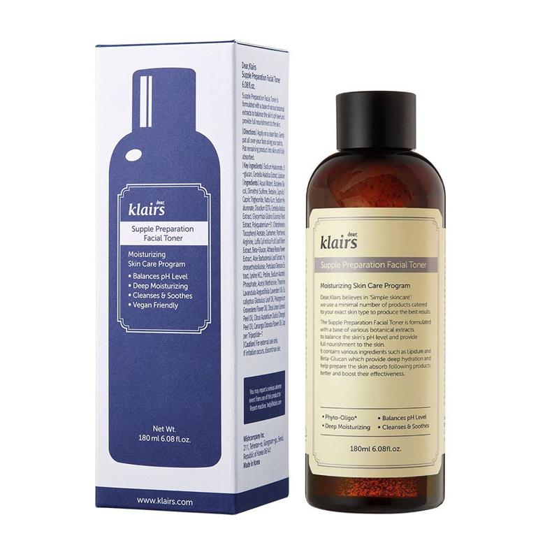 Dear, Klairs Тонер для лица с фито-олиго комплексом — Supple preparation facial toner, 180мл