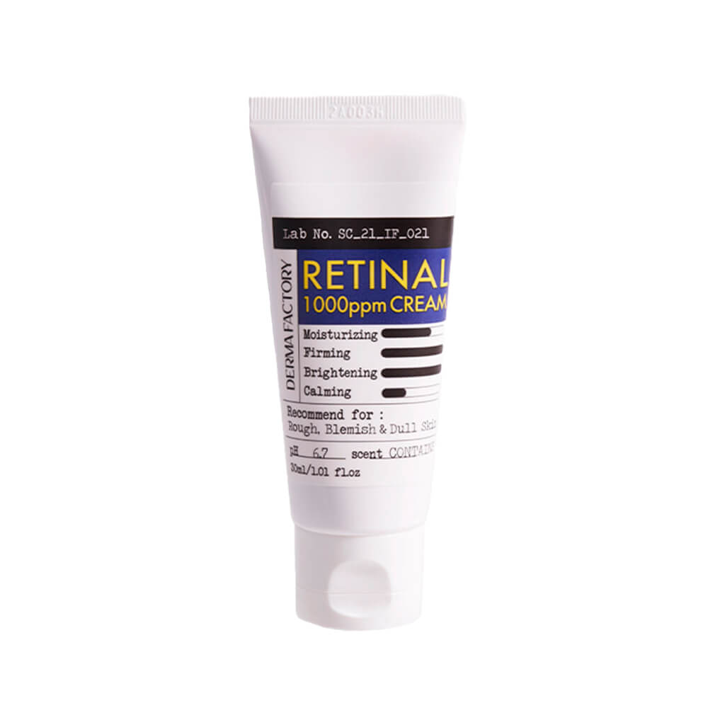Derma Factory Retinal 1000ppm Cream Концентрированный крем для лица с ретиналом 30мл Derma Factory Retinal 1000ppm Cream Концентрированный крем для лица с ретиналом 30мл