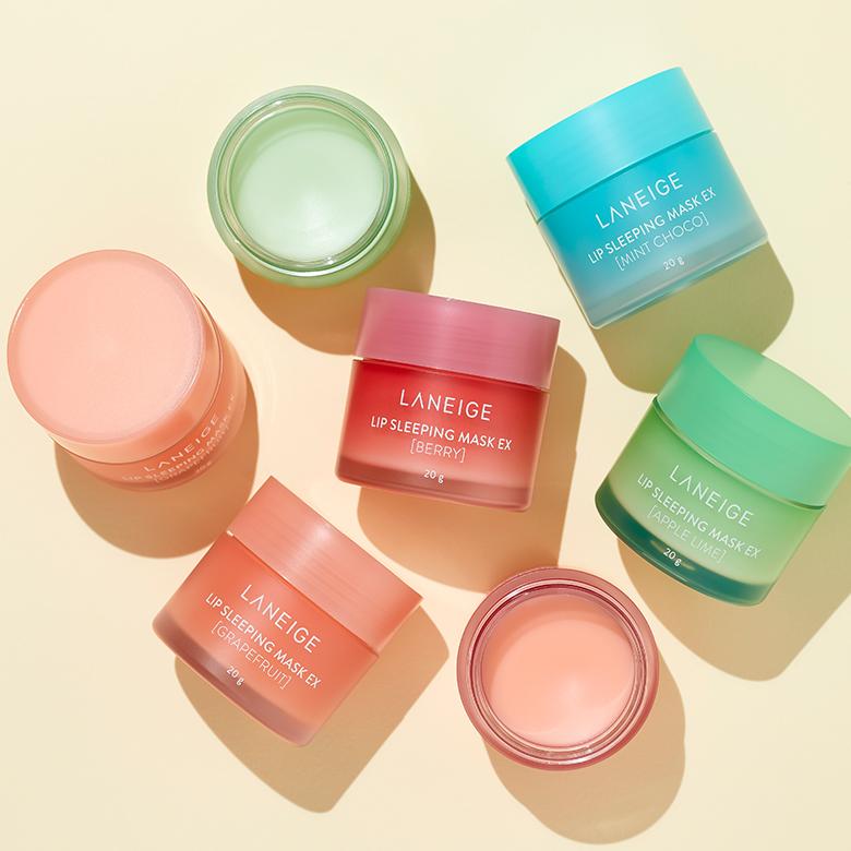 Laneige Lip Sleeping Mask Ex Mini 4 Kit Набор ночных масок для губ