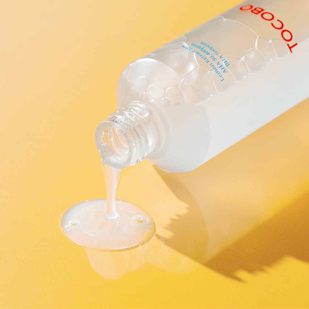 Tocobo Кислотный тоник-эксфолиант с экстрактом лимона AHA BHA Lemon Toner 30 мл