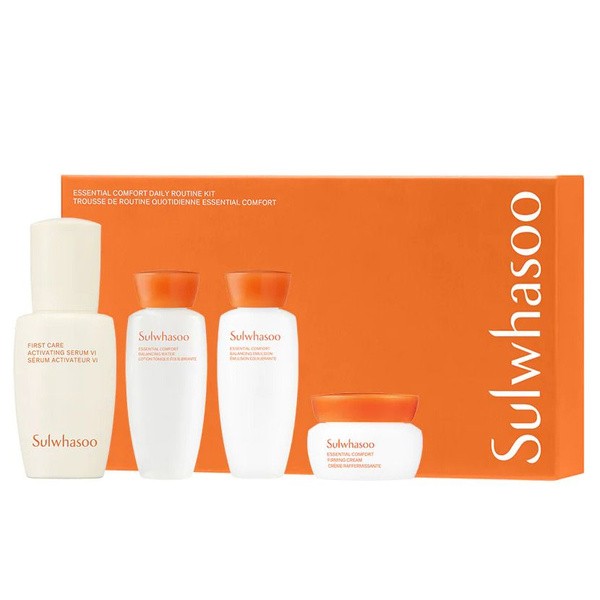 Sulwhasoo Набор миниатюр для укрепления кожи лица/Essential Daily Routine Kit 4 items
