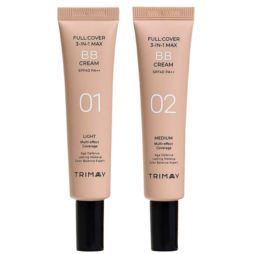 TRIMAY Лёгкий BB-крем Full Cover 3-in-1 Max BB Cream SPF40 PA++ 01 Light TRIMAY Лёгкий BB-крем Full Cover 3-in-1 Max BB Cream SPF40 PA++ 01 Light