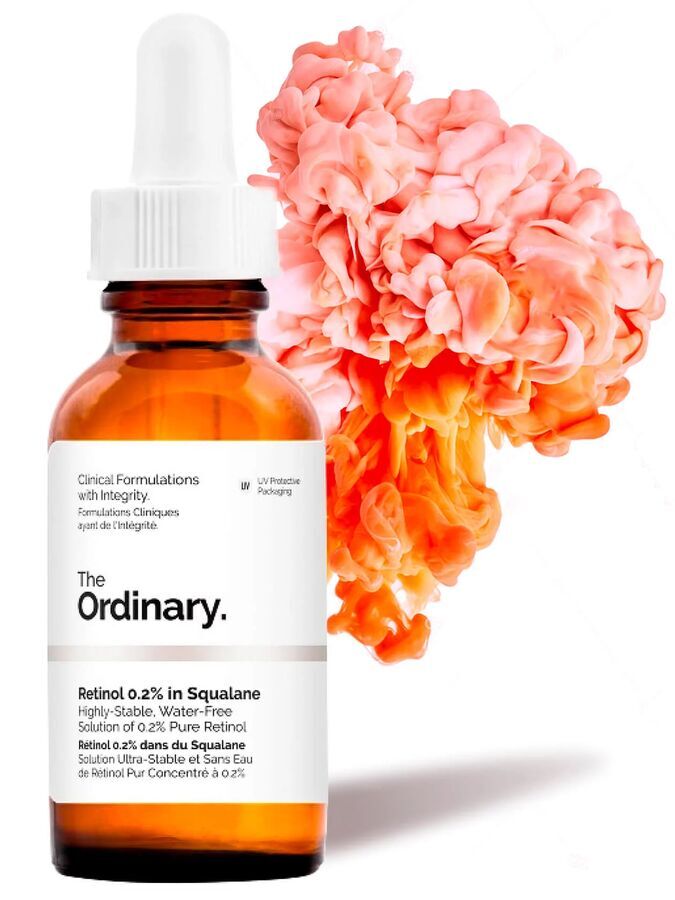 The Ordinary Retinol 0.2% in Squalane 30ml,Сыворотка для отшелушивания кожи и устранения зало The Ordinary Retinol 0.2% in Squalane 30ml,Сыворотка для отшелушивания кожи и устранения зало