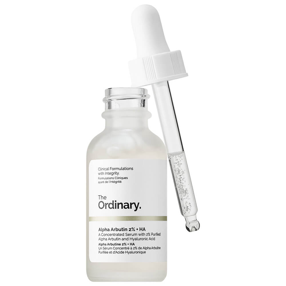 The Ordinary Alpha Arbutin2%+HA Осветляющая сыворотка альфа-арбутин, гиалуроновая кислота 30мл