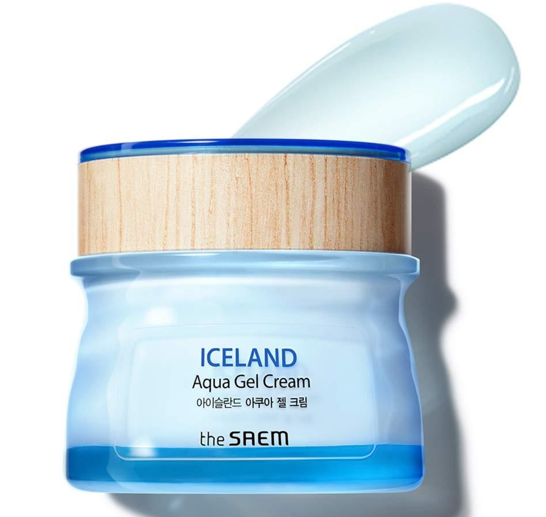 THE SAEM Крем-гель для лица увлажняющий Iceland Hydrating Iceland Aqua Gel Cream 60мл