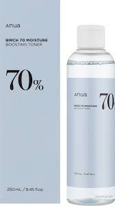 Anua Увлажняющий тоник-бустер с берёзовым соком Birch 70% Boosting Toner Moisture 250 мл