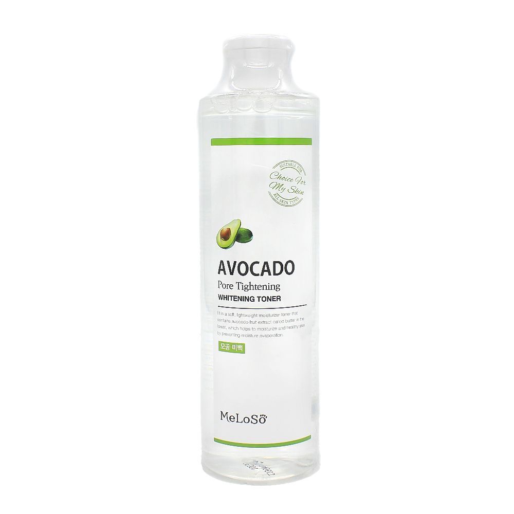 Meloso Avocado Pore Tightening Whitening Toner Отбеливающий тоник для сужения пор с экстрактом авока