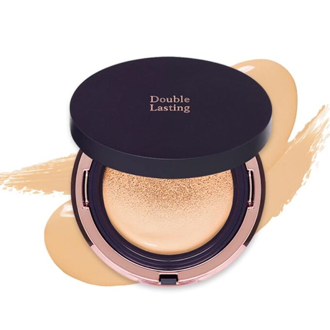 Etude Double Lasting Cushion Matte № 21N1 Neutral Beige(Нейтральный бежевый) SPF50+/PA+++ Кушон мато