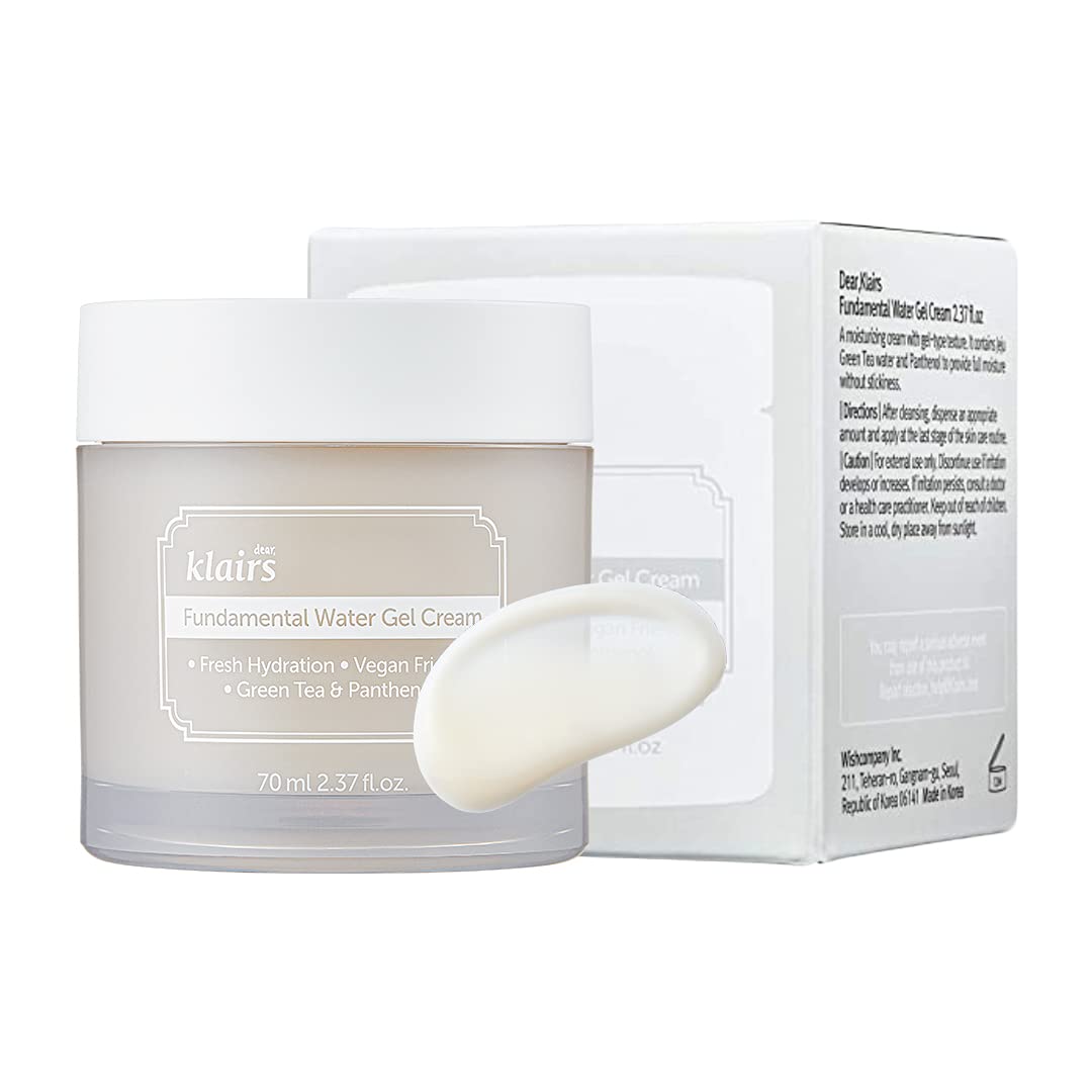 Dear, Klairs Гель-крем для лица на основе зеленого чая Fundamental water gel cream 70 мл
