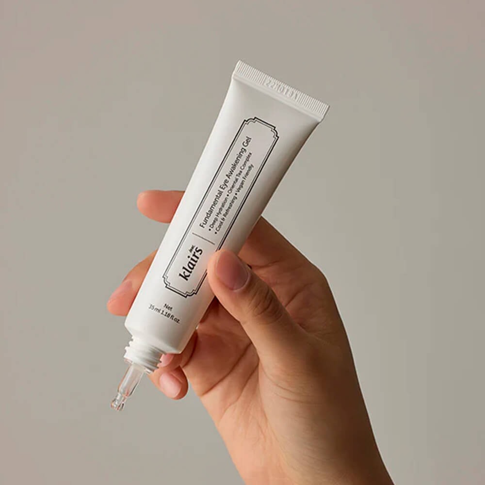 Dear, Klairs Гель для век с зеленым чаем и пептидами Fundamental eye awakening gel