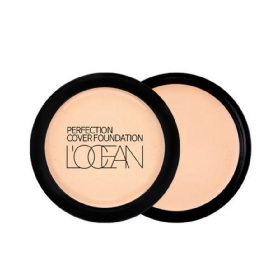 L'OCEAN Консилер для лица кремовый Perfection Cover Foundation 01 Shining Beige