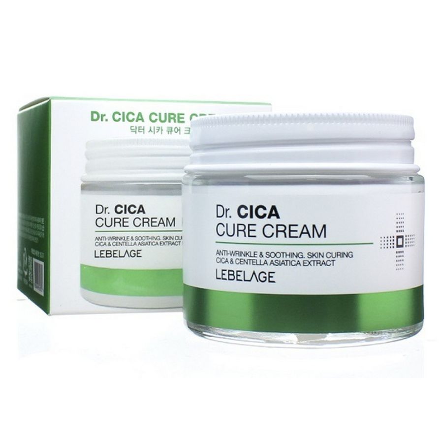 LEBELAGE Dr. Cica Cure Cream 70 ml,Антивозрастной смягчающий крем для лица с Центеллой азиатс