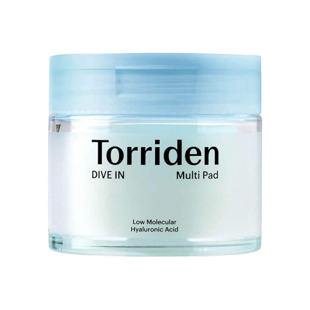 Torriden Dive-In Low Molecular Hyaluronic Acid Multi Pad — Тонеры-пэды с гиалуроновой кислотой, 80шт