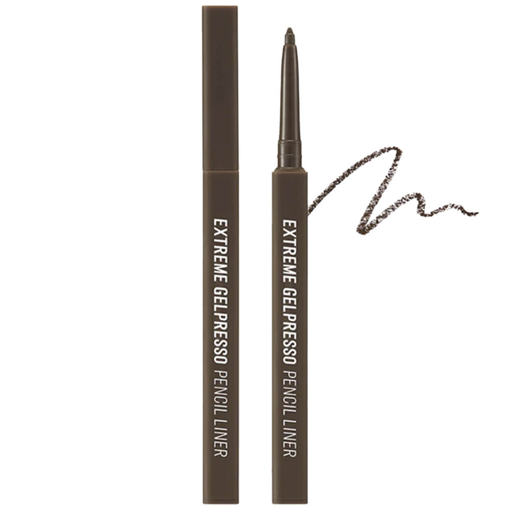 Clio Extreme Gelpresso Pencil Liner 02 Deep Brown,Автоматический карандаш для глаз (темно-коричневый