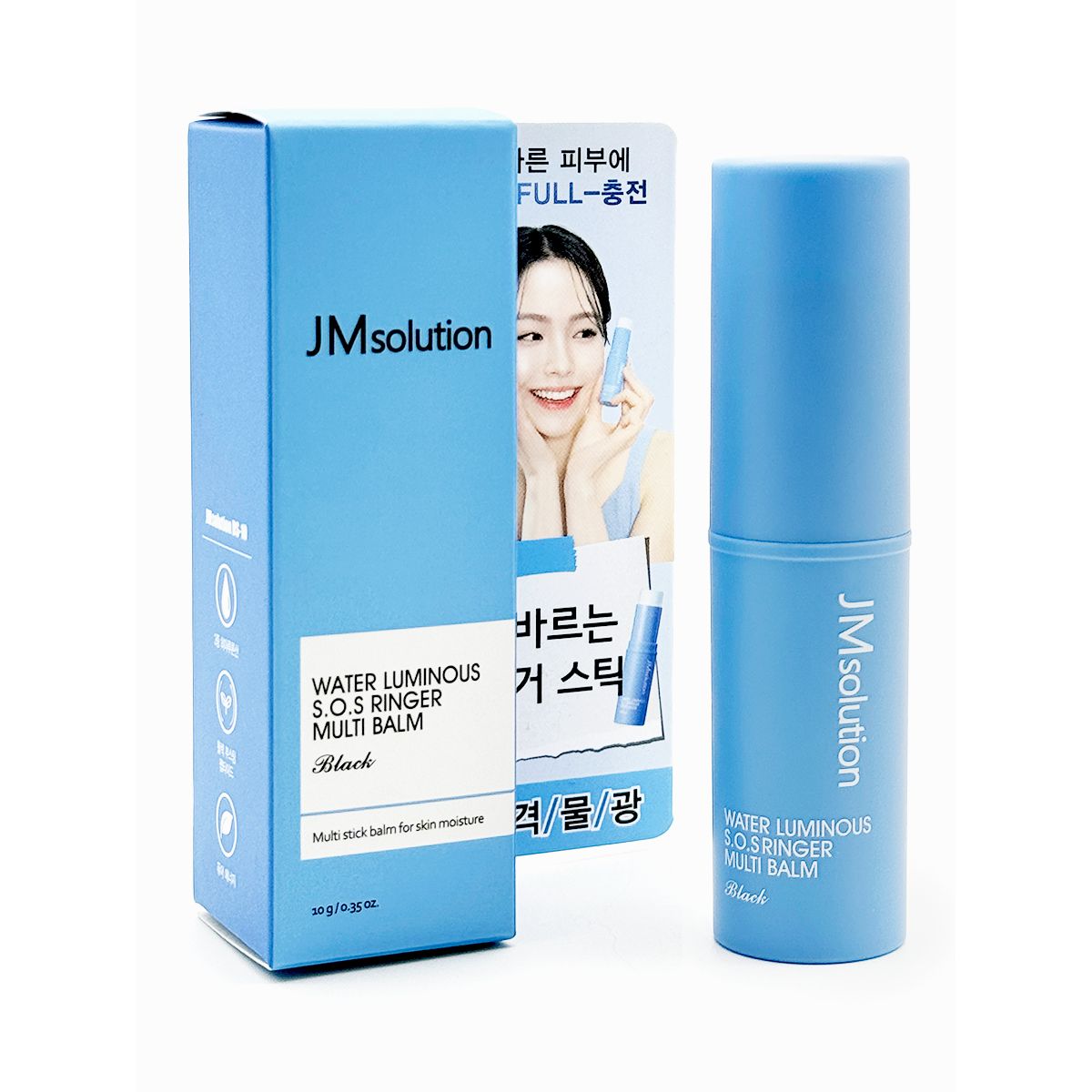 JMsolution Стик для лица мультифункциональный увлажняющий  Multi Balm Black Water Luminous SOS Ringe
