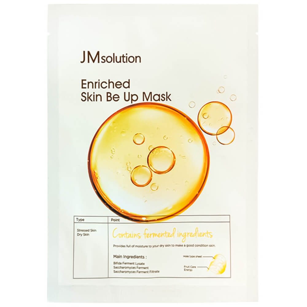 JM solution Enriched Skin Be Up Mask Тканевая маска/микробиома кожи с лизатом бифидобактерий30ml*1шт