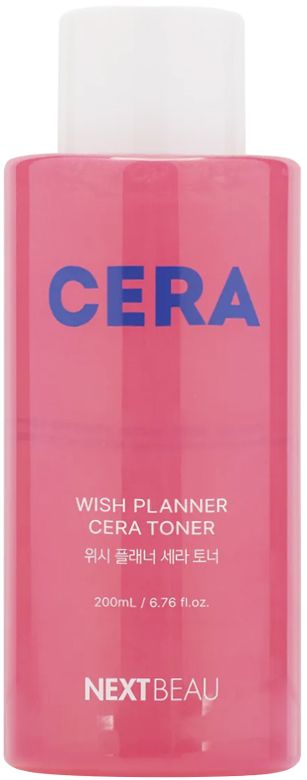 NEXTBEAU Успокаивающий тонер с керамидами для чувствительной кожи/Wish Planner Cera Toner 200мл