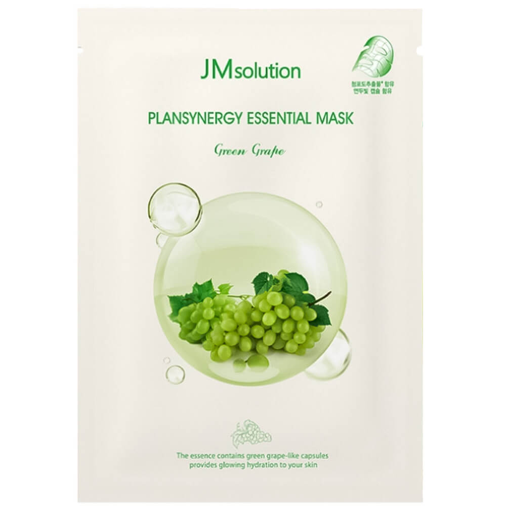 JM solution Plansynergy Essential Mask 30ml*1ea Ревитализирующая маска с зелёным виноградом