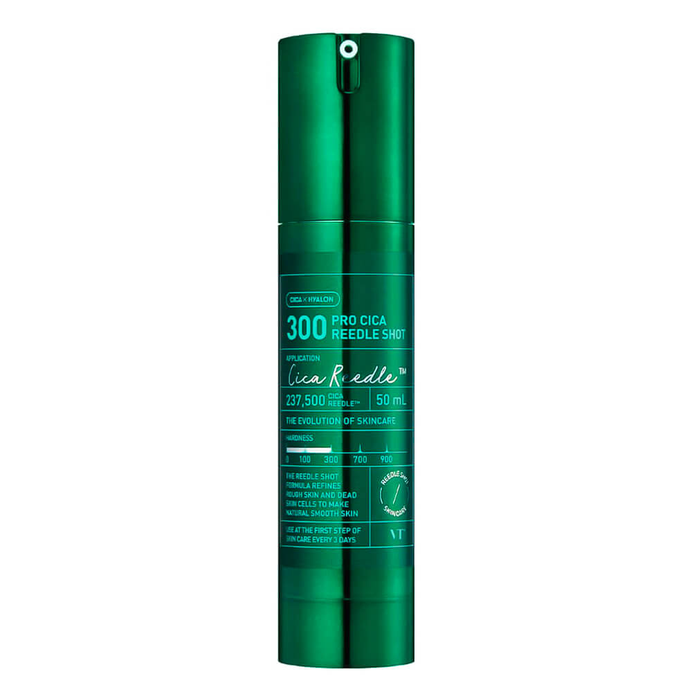 VT Cosmetics Pro Cica Reedle Shot 300,Интенсивный бустер с микроиглами для чувствительной кожи 50 мл