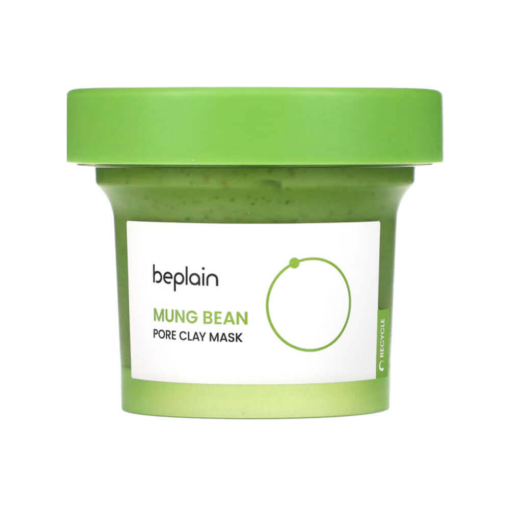 beplain Глиняная маска для сужения пор с бобами маш/Mung Bean Pore Clay Mask, 120 мл