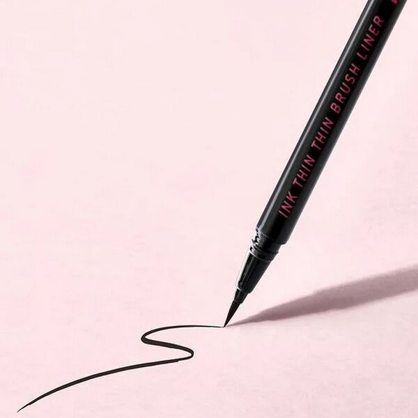 Peripera Ink Thin Thin Brush Liner 01 black noir, Подводка-фломастер для глаз(черная) 0,5 г