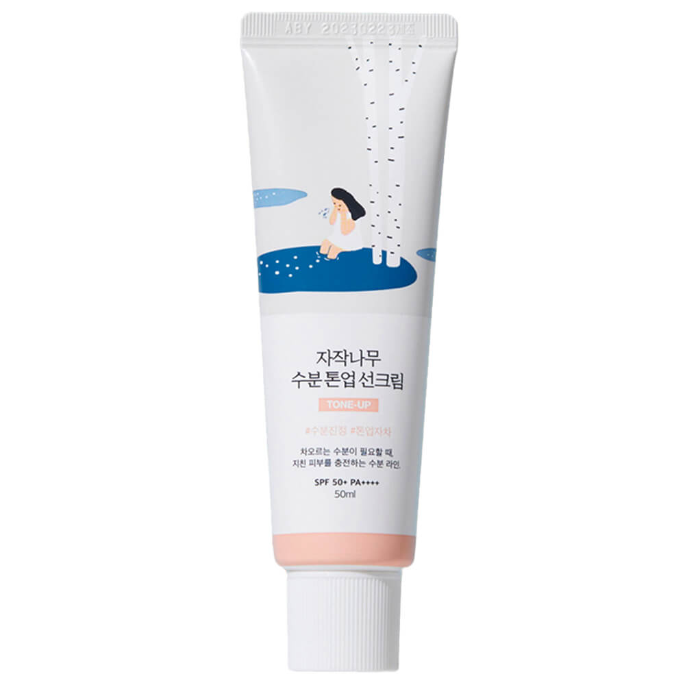 ROUND LAB Birch Juice Moisturizing Tone-Up Sunscreen SPF50+ PA++++, Тонирующий солнцезащитный крем 5