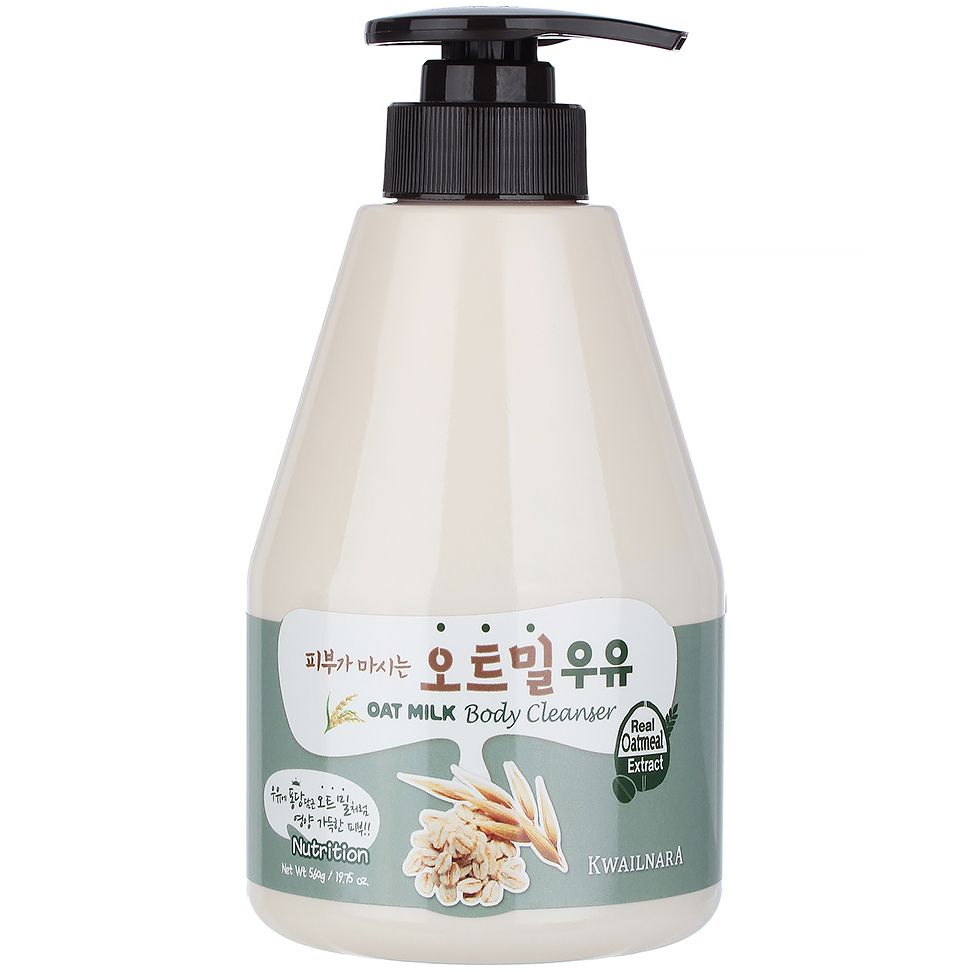 Welcos Гель для душа с экстрактом овсяного молока Kwailnara Oat Mik Body Cleanser
