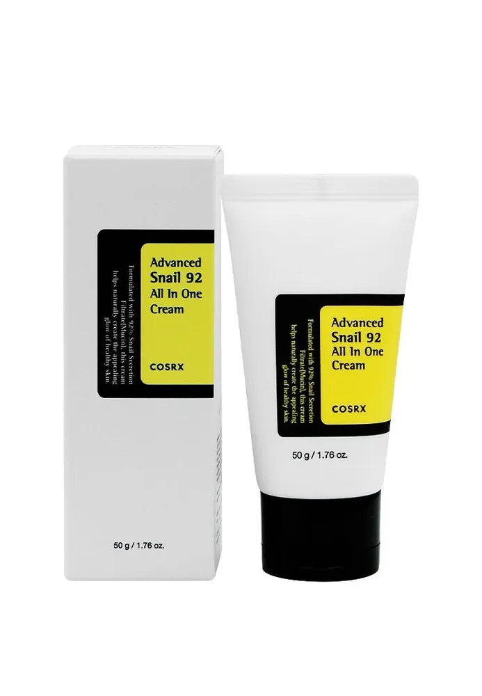 Cosrx Высокоактивный крем с муцином улитки Advanced Snail 92 All in one Cream Tube, 50ml