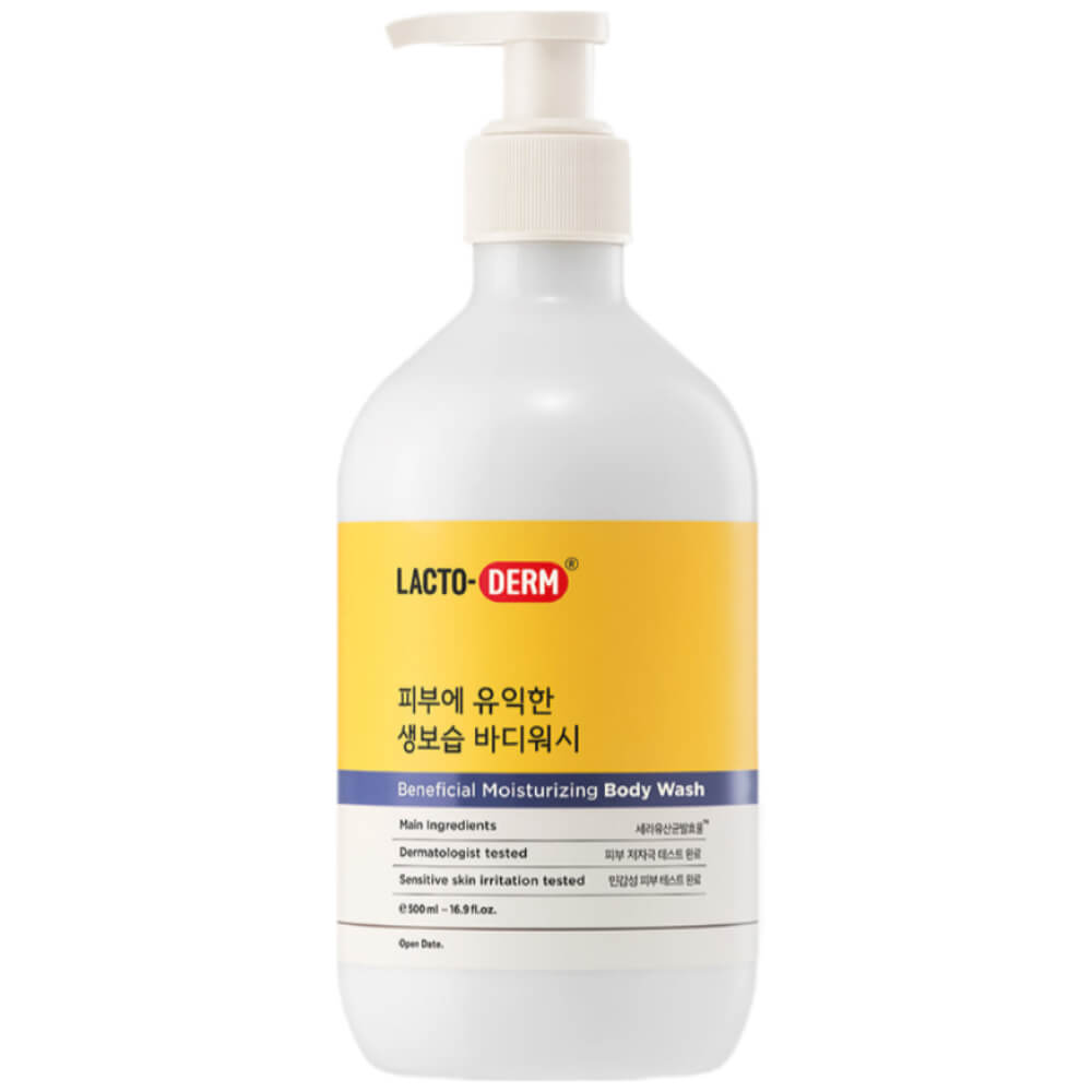 CKD Гель очищающий для лица и тела — Lactoderm beneficial moisturizing skin wash, 500мл
