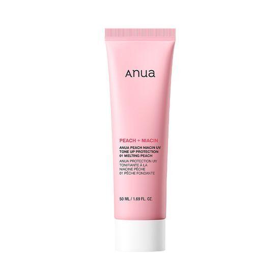 Anua Тонирующий солнцезащитный с нициамидом В12 Peach Niacin UV Tone Up Protection 01 Melting Peach