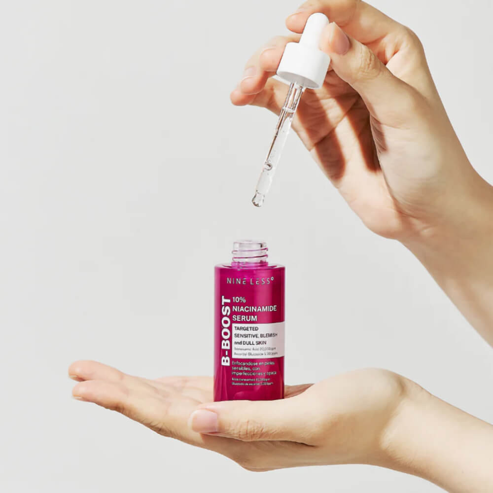 NINE LESS Сыворотка осветляющая с ниацинамидом B-Boost 10% Niacinamide Serum 30ml NINE LESS Сыворотка осветляющая с ниацинамидом B-Boost 10% Niacinamide Serum 30ml