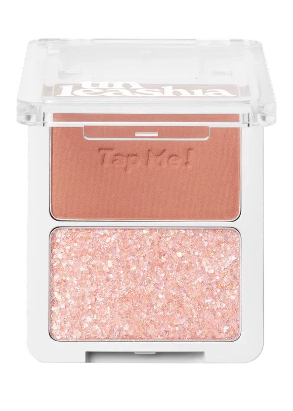 Unleashia Палетка хайлайтер + тени №1 Tap Me Palette Duo N°1 Pitapat 8,4гр