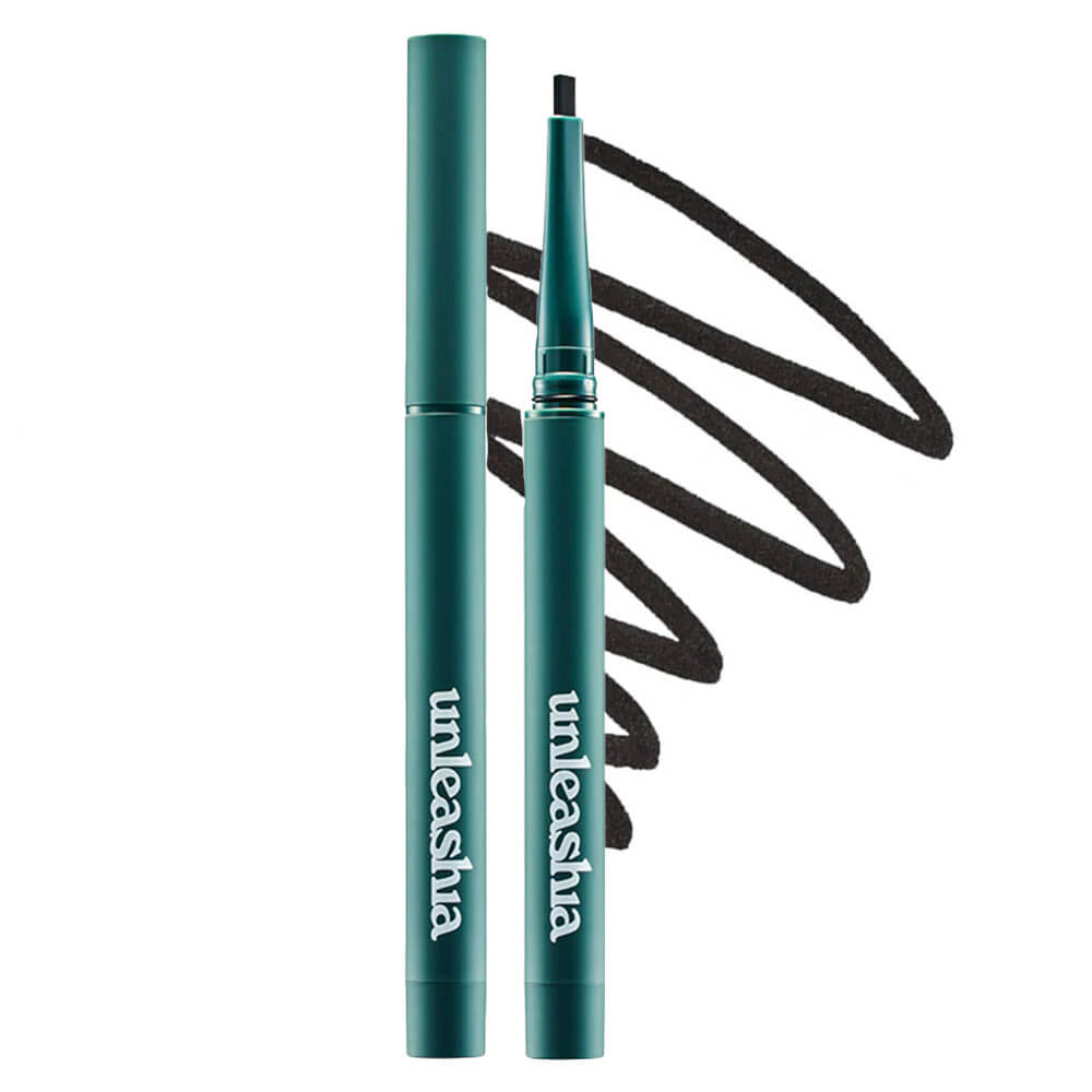 Unleashia Кремовый водостойкий карандаш для век No.1 черный Easy Glide Flat Eyeliner No.1 Deep Black