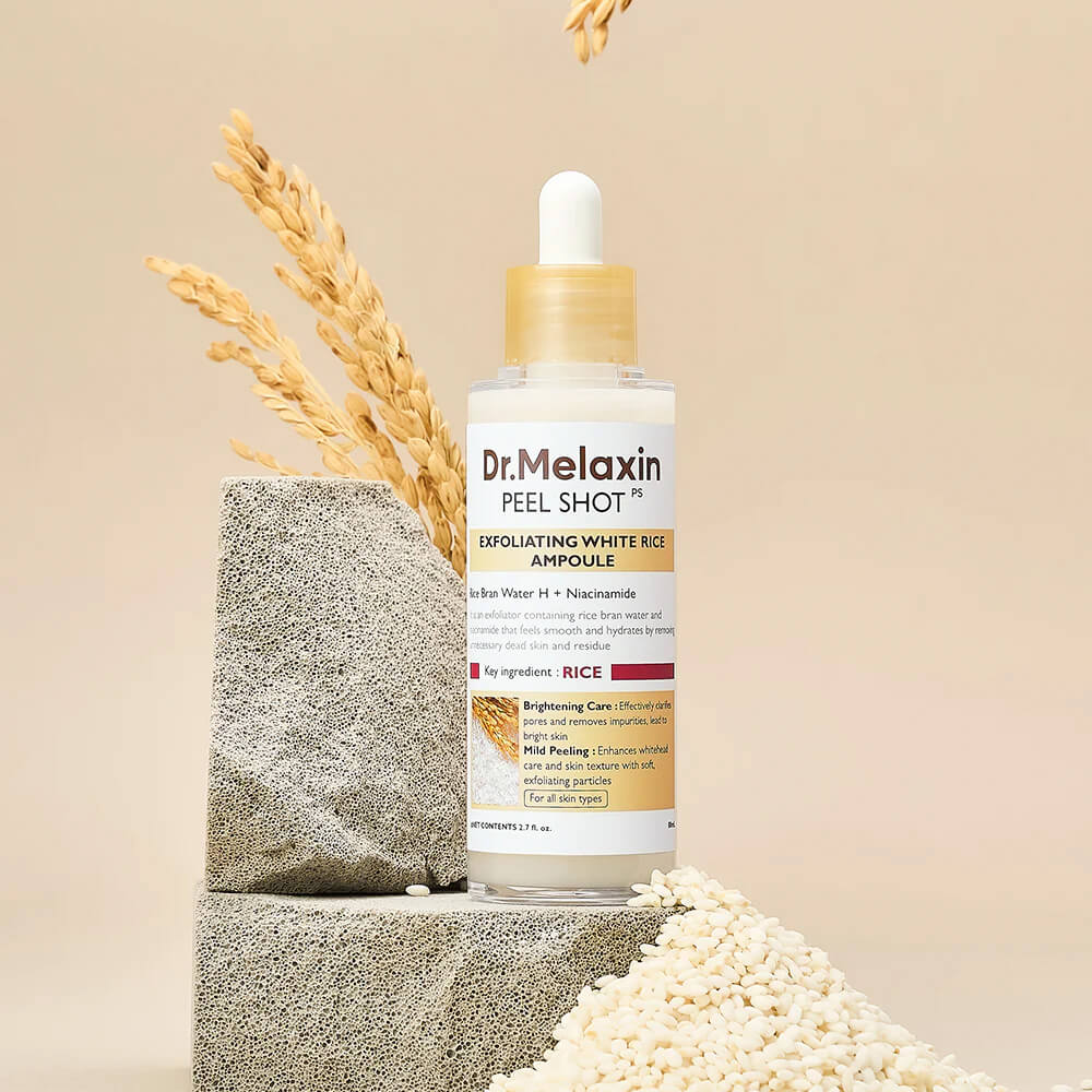 Dr.Melaxin Сыворотка для лица с экстрактом белого риса PEEL SHOT EXFOLIATING WHITE RICE AMPOULE 80ml Dr.Melaxin Сыворотка для лица с экстрактом белого риса PEEL SHOT EXFOLIATING WHITE RICE AMPOULE 80ml