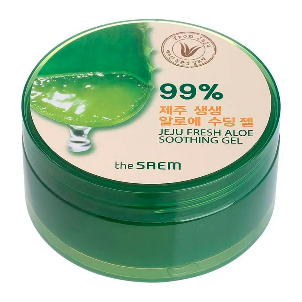 THE SAEM Гель для тела с алоэ универсальный увлажняющий 300мл Jeju Fresh Aloe Soothing Gel 99% 300мл
