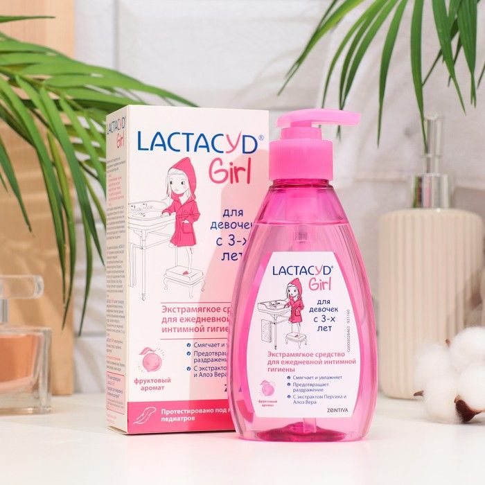 ЛАКТАЦИД Средство для интимной гигиены для девочек “Lactacyd Girl”  200мл