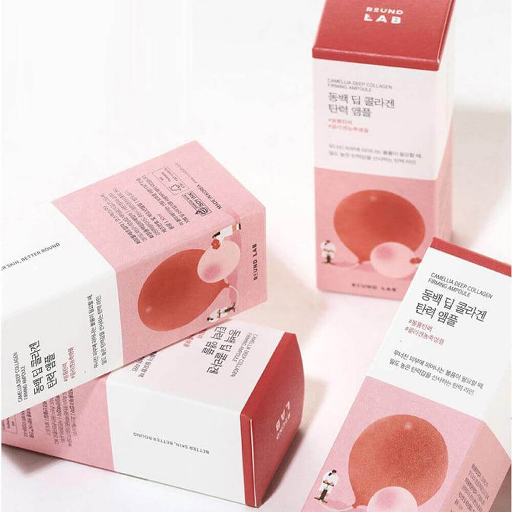 Round Lab Укрепляющая коллагеновая ампула с камелией Camellia Deep Collagen Firming Ampoule